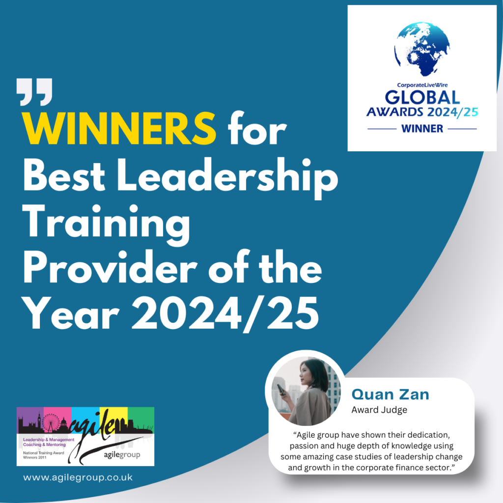 Celebrating a Triple Win: Agile Group Named "Best Leadership Training Provider of the Year" at the Corporate LiveWire Global Awards 2024/25